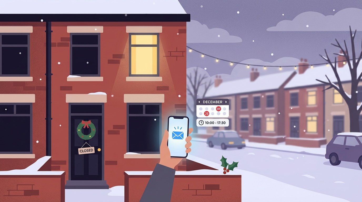 Christmas Opening Times