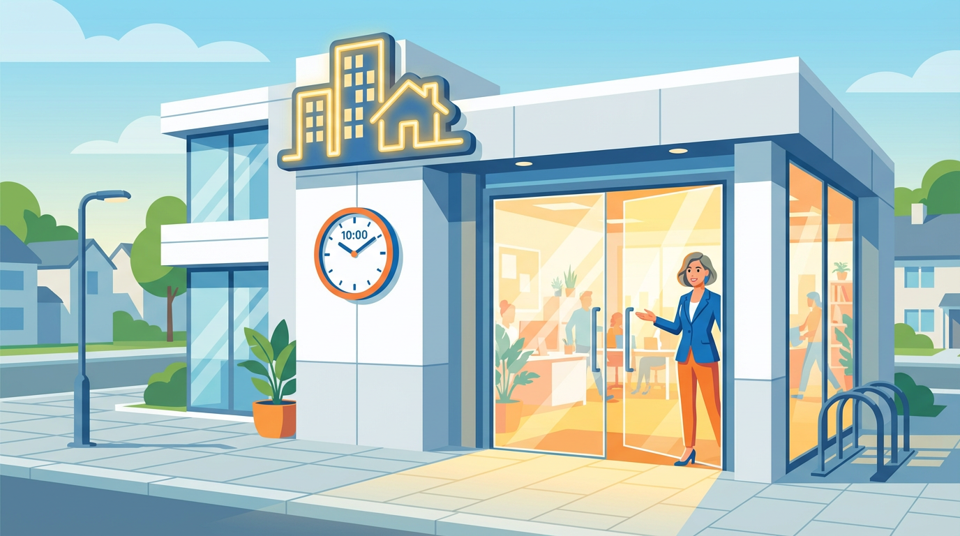New opening times: 10 am