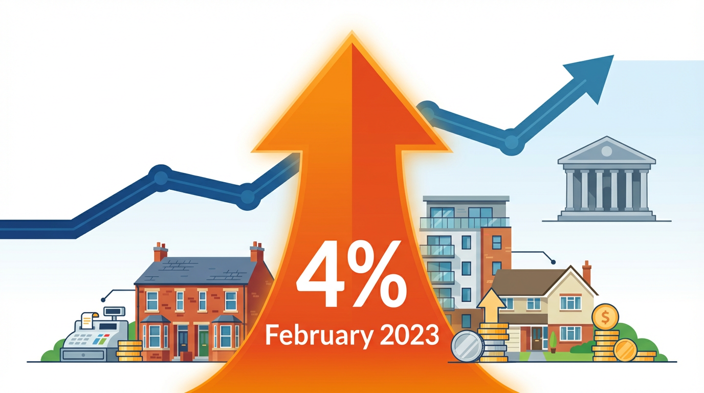 Bank of England Base Rate Increase - February 2023 (4%)